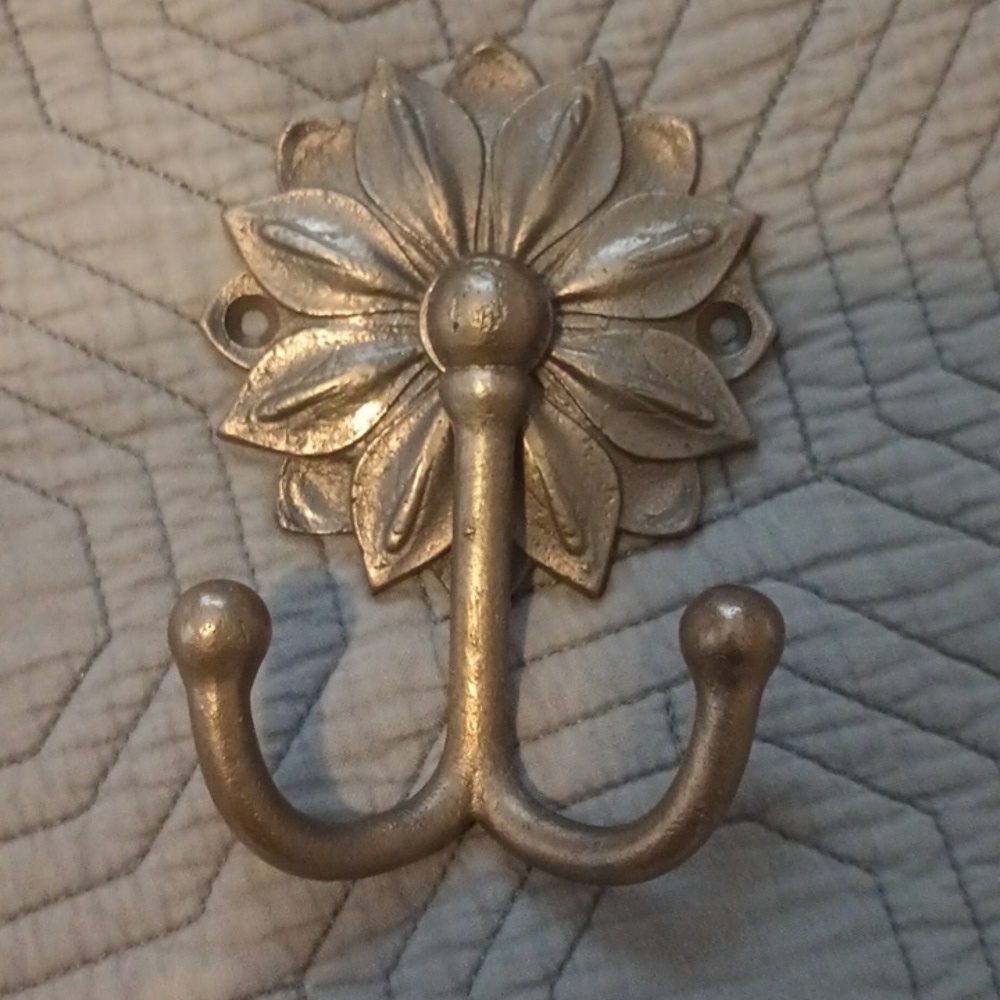 Double Robe hooks or coat hooks,  2 for $12